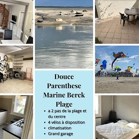 Douce Parenthese Marine Sur Garage, 300 M Plage, Calme, Paisible Holiday home Berck